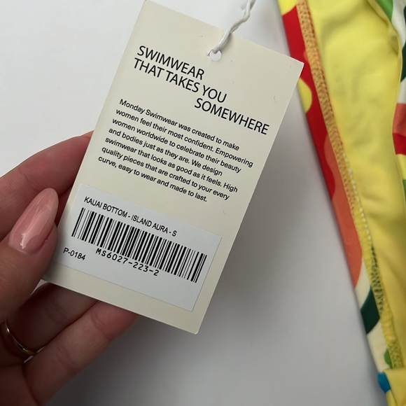 Monday swimwear Kauai bottom- island Aruba size small- NWT - Picture 3 of 5